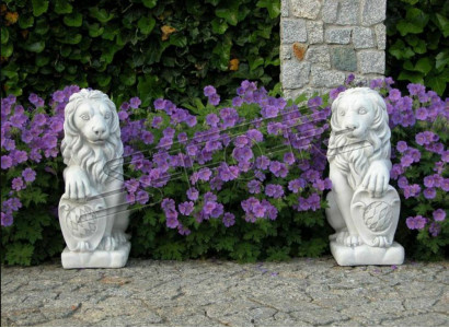 Löwe Gartenfigur Terrassen Garten Dekorative Skulptur Figuren Skulpturen